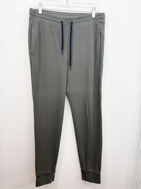 Theory Mens Waffle Knit Jogger Sweatpants Size Medium Drawstring